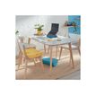 4002432129591-Leitz Ergo Cosy - Repose-pieds - bleu calme-Angle droit-3